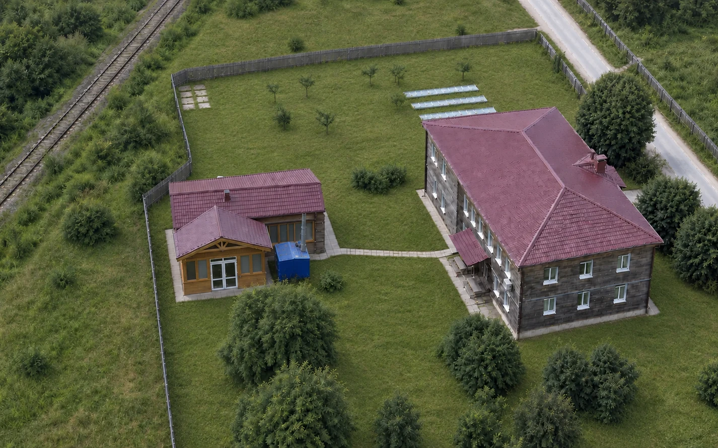 Гостиничный корпус Eco Wood рядом с производством